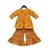 Yellow Printed Kurti Sharara