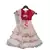 Hot Pink Embroidery Choli with Baby Pink Saree