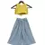 Yellow Fringe Top with Pleated Pant