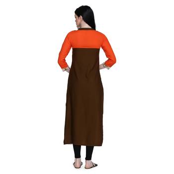 Red printed cotton ethnic-kurtis 2