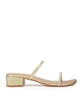 Anne Dual strap embellished sandals 2