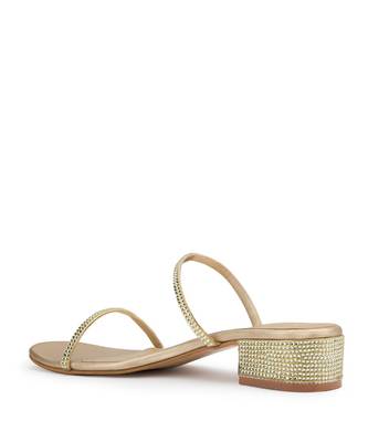 Anne Dual strap embellished sandals 3