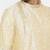 Gold Dupion Silk Solid Straight Kurta Payjama Set