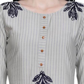 Grey printed rayon ethnic-kurtis 5