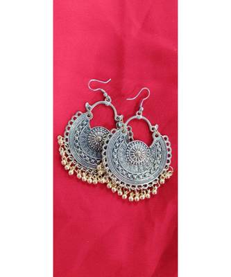 Copper silver plated Earrings 2