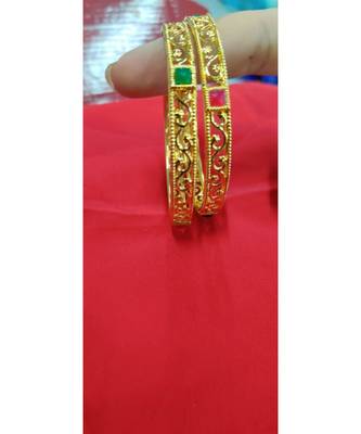 Gold Plated studded jewellery bangles-and-bracelets 2