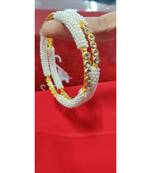 Gold beaded jewellery bangles-and-bracelets