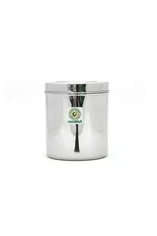 coconut Stainless Steel Container/Storage/Deep Dabba - 1 Qty - Diameter - 12 cm - Capacity (750 ML)
