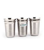 coconut Stainless Steel Shower Glasses - 6pc (250 ML Each)