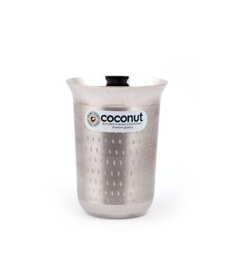 coconut Stainless Steel Shower Glasses - 6pc (250 ML Each) 2