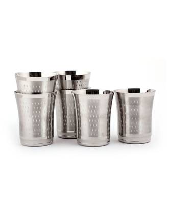 coconut Stainless Steel Shower Glasses - 6pc (Capacity -320ML Each) 1