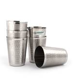 coconut Stainless Steel Shower Glasses - 6pc - Capacity -340ML Each Glass