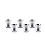 coconut Stainless Steel Glasses - Set of 6 (250 ML Each)
