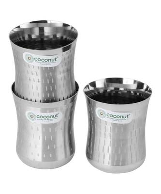 coconut Stainless Steel Mirror Finish (Heavy Guage) Compact Dinner Set/Dinnerware & Serveware - 18 Pc 2