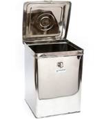 coconut Kunj - 4 Kg Capacity Stainless Steel Square Grocery Container