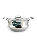 coconut Stainless Steel Tri-Ply Cartier Pot - 1500 ML (Diameter - 16CM)