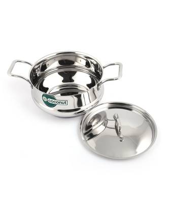 coconut Stainless Steel Tri-Ply Cartier Pot - 1500 ML (Diameter - 16CM) 2