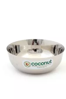 Coconut Stainless Steel Chaliya Bowl/Vati/Katori - Set of 6 - Diamater - 10 cm -Capacity Each Bowl 250ML