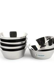 Peacock Bowl/Mixing & Serving Bowl - Set of 6 Bowls (Diamater - 7.25 Inches Each) - Capacity -800ML Each Bowl