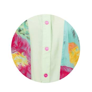 Multicolor embroidered crepe cotton-kurtis 5