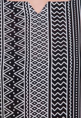 Black embroidered rayon cotton-kurtis 2