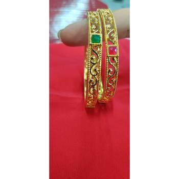 Gold Plated studded jewellery bangles-and-bracelets 3
