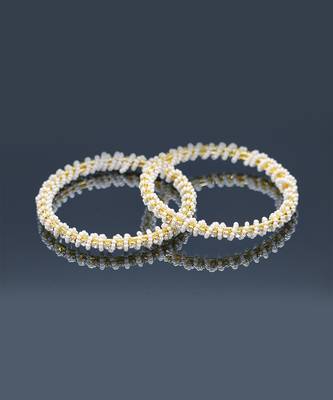 Gold Plated beaded jewellery bangles-and-bracelets 3