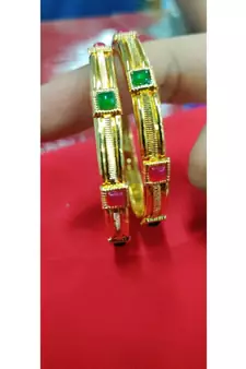 Gold Plated studded jewellery bangles-and-bracelets