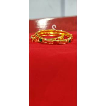 Gold Plated studded jewellery bangles-and-bracelets 4