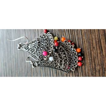 Multicolor silver plated Earrings 3