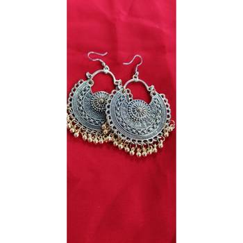 Copper silver plated Earrings 3