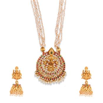 Temple Jewellery Necklace Sets For Women 3