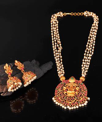 Temple Jewellery Necklace Sets For Women 5