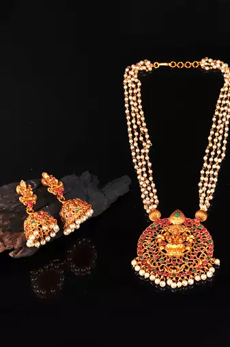 Temple Jewellery Necklace Sets For Women