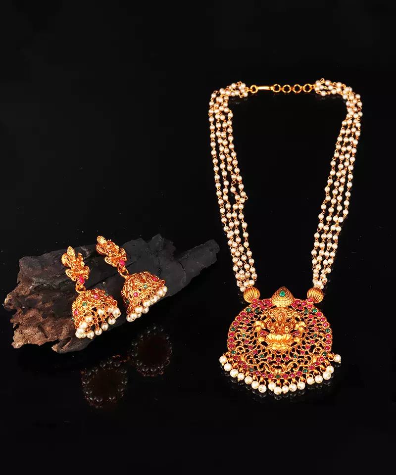 Temple Jewellery Necklace Sets For Women