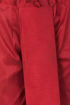 Maroon plain silk blend dhotis