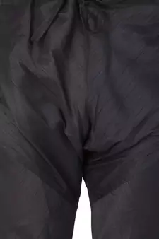 Black Plain Silk Blend Men-Pyjamas