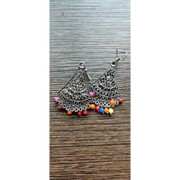Multicolor silver plated Earrings 4