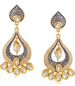 Blue pearl danglers-drops