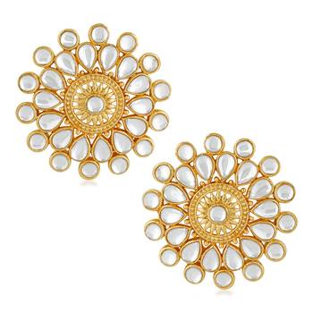 White pearl studs 1