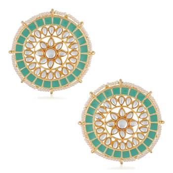 White pearl studs 1