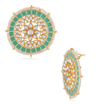 White pearl studs 3