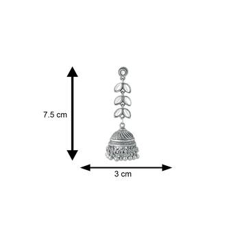 White pearl jhumkas 4