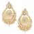 White pearl chandbali