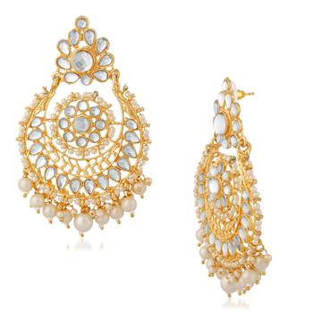 White pearl chandbali 3