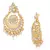 White pearl chandbali