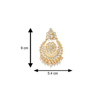 White pearl chandbali 4
