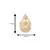White pearl chandbali