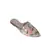 VICTORIA GREY SLIP ON MULES