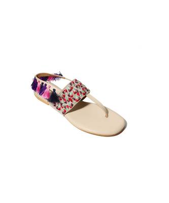 Elise Cream Flats 3